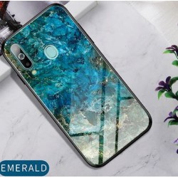 Coque marbre en verre trempé