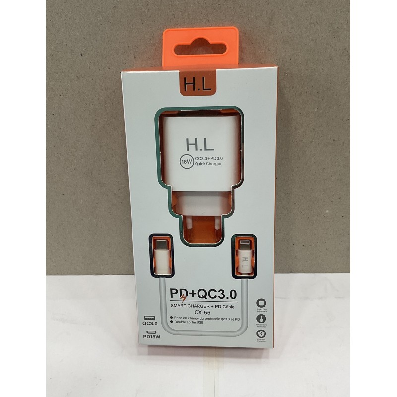 Chargeur secteur compatible Apple