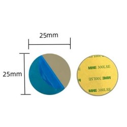 lot de 3 plaques métals aimentées 3M pour support voiture